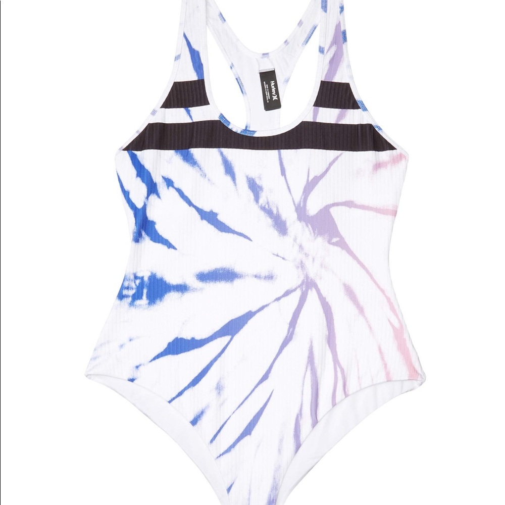 Hurley Party Rib Spider Royale One Piece Swimsuit